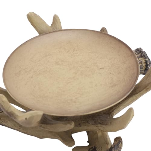 Bandeja portavelas de cuerno artesanal para decoración exclusiva de salones 7