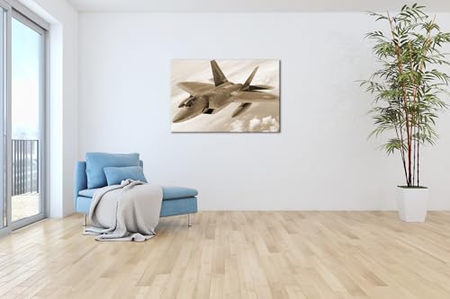 Avion militaire tableau encadré bois idée cadeau idéal pour passionné aviation