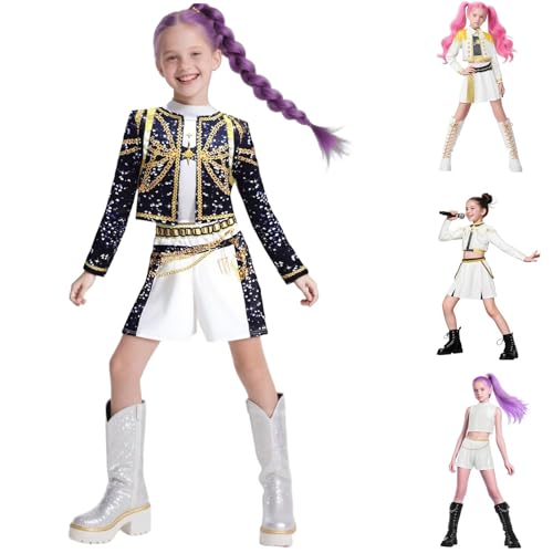 Best KPop Demon Hunter Performance Costume for Kids Iconic Golden Stage Look