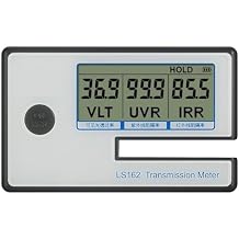 Portable Transmission Meter for Solar Film s Window Tint with VL Transmittance UV IR Rejection Bblocking Rate 162 LCD Display, high Accuracy
