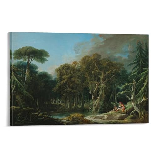 Poster Francois Boucher sur toile 60x90 : réveillez la poésie de votre décoration