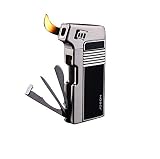 Lighter Soft Flame Lighter Pull-Down Ignition Butane Lighter Best Gifts(Color Random,Without Butane)