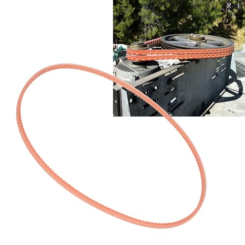 Drehmaschinenriemen, 63 Cm Umfang, 10 Zoll Drehmaschinenantriebsriemen für Bohrmaschine, Tischkreissäge, Bandsäge, Holzbearbeitungsmaschinen, Hochfester PE Antriebsriemen für
