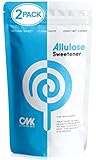 ALLULOSE Sweetener - Zero Net Carb Keto Sugar - Natural Sugar Alternative - Low Calorie Sweetener - Made in the USA - Granular Powder (16oz - 2 Pack)