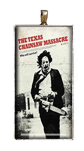 Texas Chainsaw Massacre Necklace Handmade Classic Horror Movie Jewelry Pendant Charm Gift