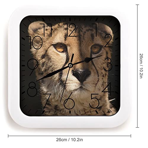 Pendule murale léopard silencieuse moderne pour retrouver le sommeil sans bruit - 3