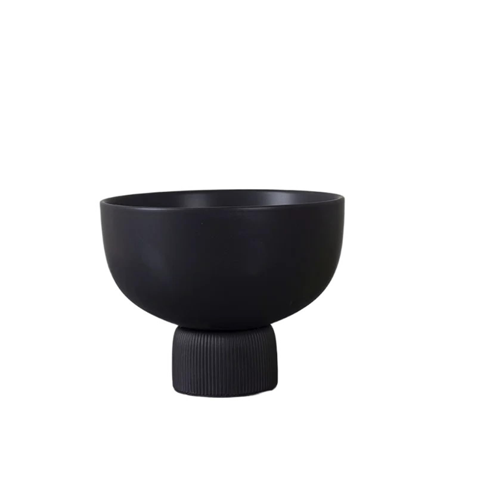 Tall Ceramic Flowerpot Geometric Stripes Flower Vase Arrangement Container Planting Basin Home Decoration Accessories(B-S)