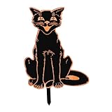 Décoration de cour extérieure d'halloween : riche en éléments d'halloween, plus drôle et festif, idéal pour décorer votre fête d'halloween, panneau de jardin pour halloween