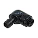 Produktbild Alphacool 17136 HF 10mm (3/8") Schlauchanschluss 90° drehbar G1/4 mit O-Ring - Deep Black Wasserkühlung Anschlüsse