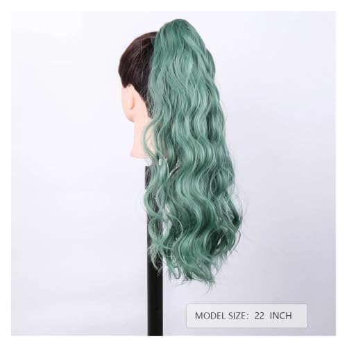 Wig clips de trenzas sintéticas de aspecto natural para cabello invisible 5
