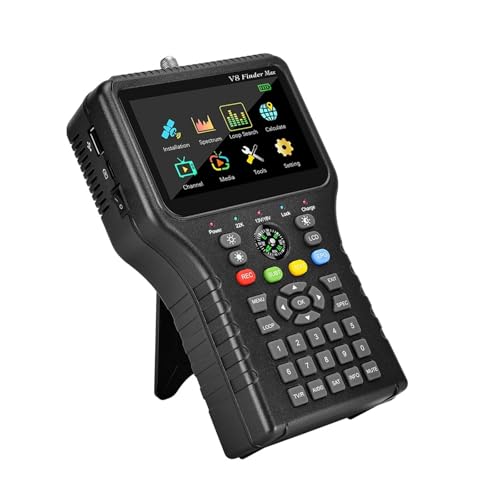 V8 Finder Max Détecteur de Signal Satellite Compteur Haute sensibilité