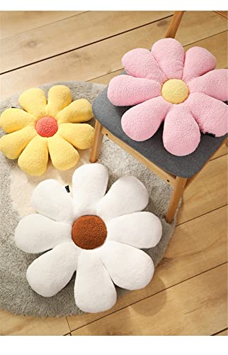 Hxiyan Flower Pillow Funny Cushion Floor Pillow Flower Cushion Seat Cushion Sofa Cushion Bed Pillow Car Cushion (19.6In, Pink) #TOP4