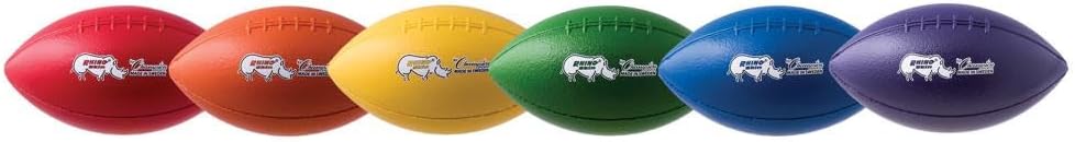 Champion Sports 9.75 Inch Rhino Skin Low Bounce Football Set