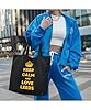 Hippowarehouse Keep Calm and Love Leeds Tote Shopping Gym Beach Bag 42cm x38cm, 10 litres #3
