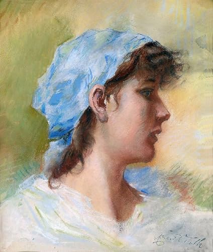 Tableaux Graffiti Art Mural d'Eduard Veith : Poster portrait d'italienne pour décoration chic