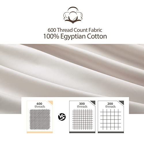 Image of 100% Cotton Toddler Pillow Protectors with Invisible Zipper, 600 Thread Count Sateen Wave Soft Breathable Hypoallergenic Nursery Pillowcases for Kids, 13x18 Inches, Set of 2