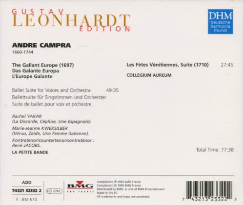 Gustav Leonhardt Edition Campra