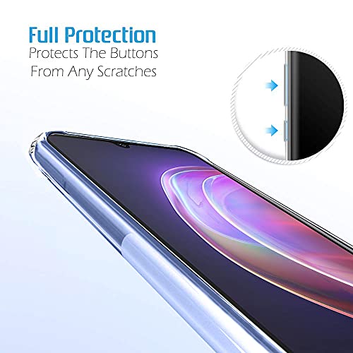 Image of TheGiftKart Back Cover For Vivo V21 5G ( TPU|Transparent )