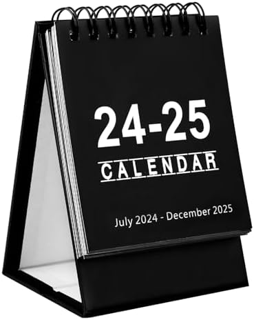 Snapklik.co : 2025 Desk Calendar - Standing Flip Desktop Calendar 2025 - View #3