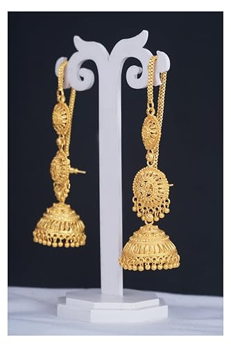 Image of JFL - Jewellery for Less Gold Plated Copper Earrings For Women