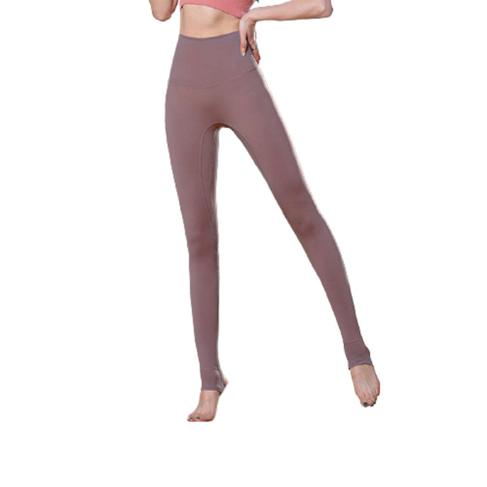 Leggings per Yoga Lunghi in Cotone,Indossa Leggings a Vita Alta per Il Sollevamento dell'anca,Pantaloni da Yoga per Il Fitness Running-Rosa B_S,Sexy Casual Confortevole Pantaloni Sportivi