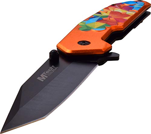 MTECH USA MT-A1062OR Spring Assisted Knife - MTECH USA