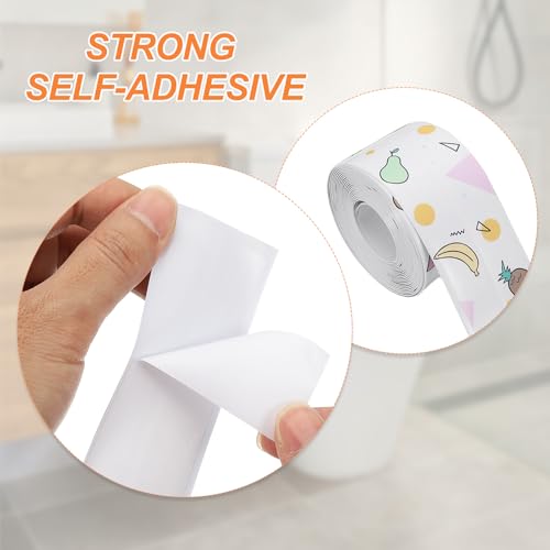 Image of PATIKIL Caulk Tape Waterproof Self Adhesive, PVC Toilet Caulking Sealant Strip Bathtub Caulk Sealing Strip Tape for Bathroom Kitchen Countertop, Summer (1.5 Inch x 10.5 Ft)