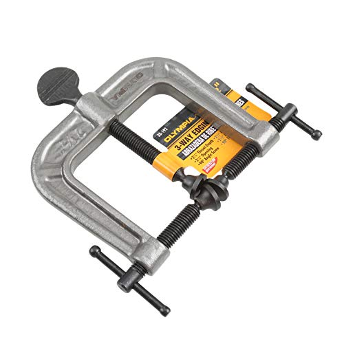 Olympia Tools Braçadeira de borda de 3 vias, 38-192, preta