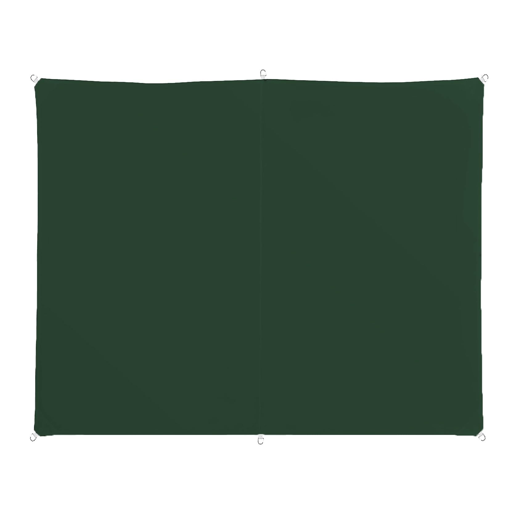 Voile d'ombrage carré vert foncé pour créer un coin d'ombre au jardin
