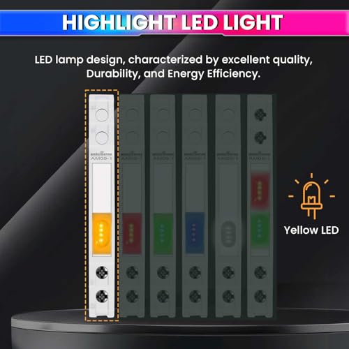 Image of amiciSense Ultra-Compact 230VAC Phase Indicator - Only 1cm Wide, Yellow LED Indicator for Quick & Accurate Phase Monitoring