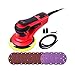 Electric Random Orbital Sander, PioneerWorks Brushless Motor, Powerful 350W & Low Vibration Palm Sander,10000 RPM Variable Speed,6-Inch Pads For Woodworking, Polishing, Sanding, Carpentry