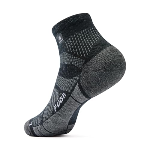 KAILAS FUGA Men's Low Cut Running Socks Wool Socks Cushioning Moisture Wicking Breathable Sweating Crew Socks Sports Socks2