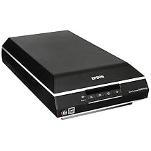 Epson Perfection V600 Photo Wired USB Connectivity Color Scanner - 6400 x 9600 dpi, Enlargements up to 17" x 22" Flatbed Image Scanner