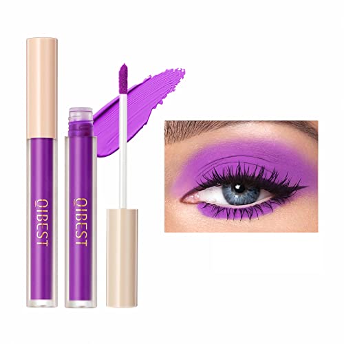 Sumeitang Colored Liquid Matte Eyeshadow, Purple High-Pigmented Smooth Cream Eyeshadow Stick, Lightweigh Quick-Drying Waterproof Long Lasting For Women Eye Or Lip Colorful Makeup(#12) #TOP3