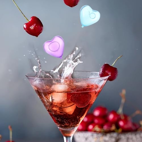 Molde para cubitos de hielo en forma de corazón reutilizable miniatura 5
