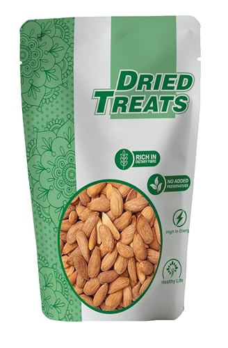 Image of Dried Treats Premium Almonds (Dry Fruits,Gurbandi Almonds, 200G)