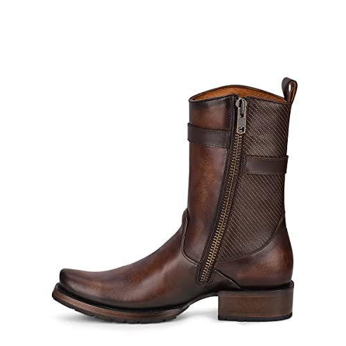 Cuadra Men's Urban Boot Bovine Leather Brown Zip Closure by Cuadra - Image 5