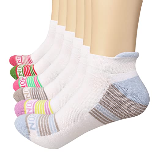 Image of Compression Ankle Socks for Men & Women - Stretch Fit, Cushioned Support & Breathable Comfort, Size 7-10