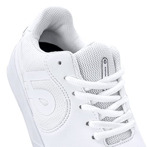 Tênis Öus Skate Imigrante Branco Branco OE Cor:Preto;Tamanho:40