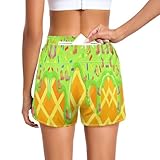 QUGRL Womens Training Shorts Cowboy Boots Green Ice...