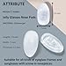 PTSLKHN Super Soft Eyeglass Nose Pads, Jelly-Soft Nose Pads for Glasses, Non-Slip Comfortable and Non-Indentation, 5+2Pairs