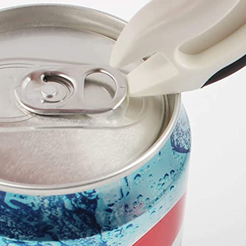 1 Pc Ergonomic Can Ring-Pull Helper J Shape Ring Pull Can Opener Ring Hook Pulling Jar Opener Manual Ring-Pull Cans Lid Opening Tools Random Nice Design #TOP7