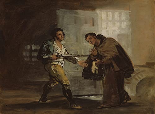 Portrait d'art Francisco De Goya de qualité musée imprimé sur toile canevas robuste 60x90