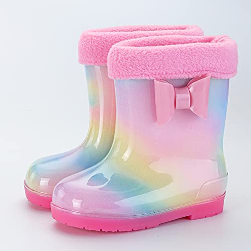 Kids Shoes Rain Boots Cartoon Children Rain Boots Boys and Girls Infant Rain Boots Water Rubber Shoes Baby Girl Shoes2