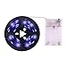 UV Light Strip - iCreating 2018 New Design Ultraviolet Battery Operated LED Black Light Strip Kit with 6.6FT 2M 60Units SMD 3528 IP65 Waterproof Super Bright LED Strip Lights, Battery Case
