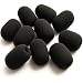 Universal Headset Foam Microphone Windscreens 10 pack | Mic Covers Fit Lapel, Lavaliers, BlueParrott B250, B350, Plantronics, Jabra, VXi - Lux, Passport, Liberation #GTW 8700-22