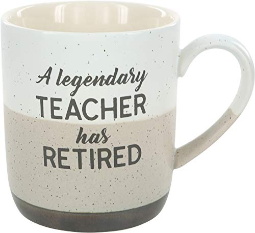 Pavilion Gift Company - You Can't Retire From Being Great - 15oz Speckled Stoneware Coffee Cup Mug