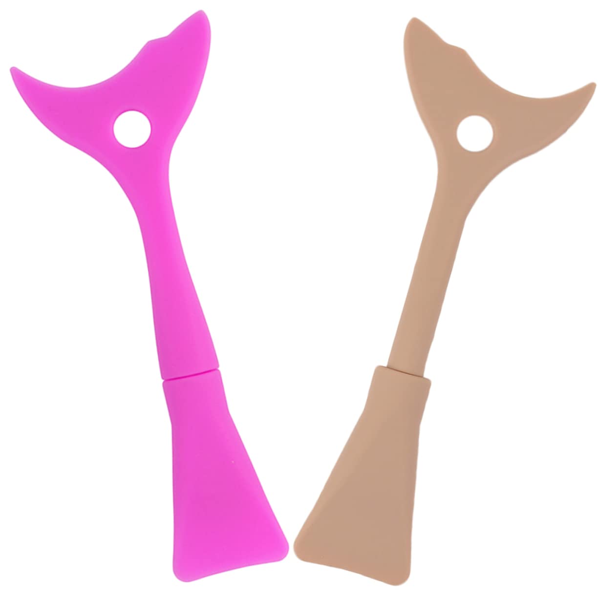 Ipetboom Silicone Mascara Shield Applicator Tool 2pcs Eyeshadow Lash Shield Makeup Tool for Beginners