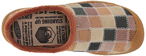 KEEN Women's Harvest Casual Comfortable Leather Slip On Mule, Patchwork, 8.5 Medium US