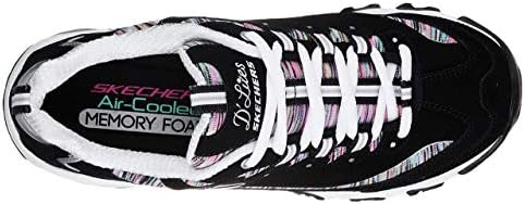 Skechers Sport Women's Dlites Interlude Sneaker,black/multi,8.5 M US | Image 2